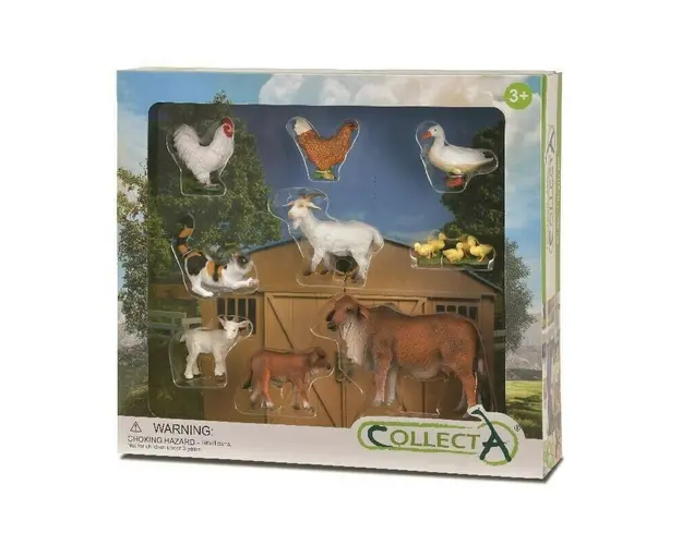 Collecta - Set 9 Figurine Viata la ferma