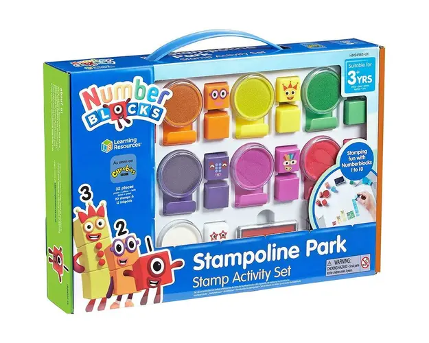 Set activitati cu stampile - Numberblocks