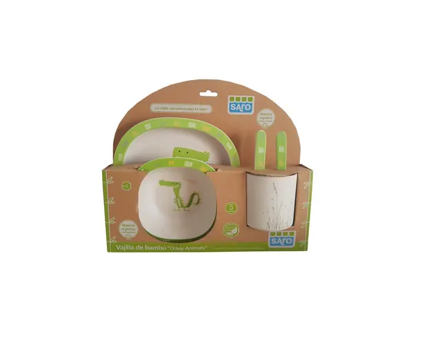 Set Alimentatie Crazy Animals Crocodil 5 piese