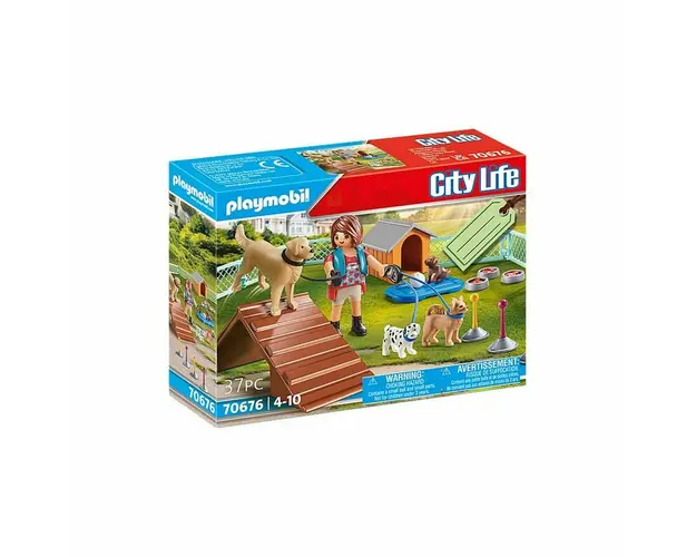 Playmobil - Set Cadou Dresor De Caini