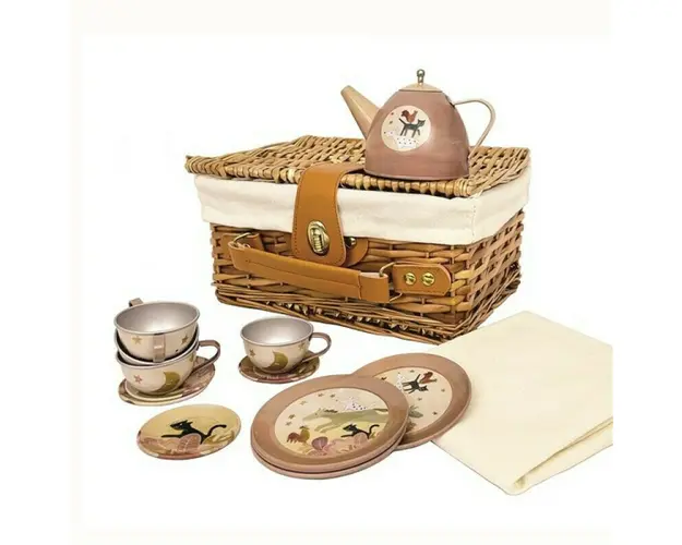 Egmont toys - Set ceai in cos picnic. Muzicantii din Bremen.