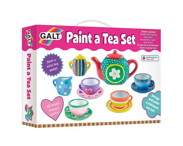 Set ceramica: Picteaza un set de ceai