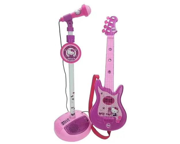 Reig musicales - Set chitara cu microfon, Hello Kitty