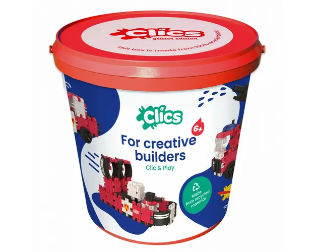 Set Clics de construit vehicule pompieri 8 in 1