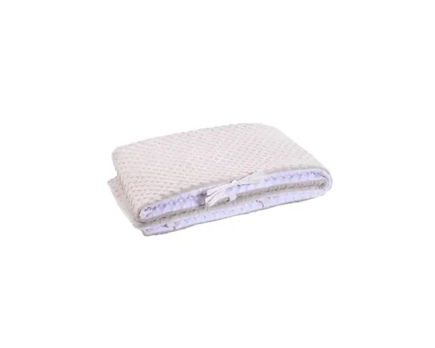 Set complet aparatori groase clasic minky alb gri 360 cm