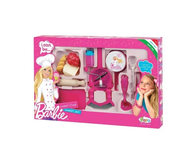 Set complet ustensile bucatarie Barbie 2714 Faro
