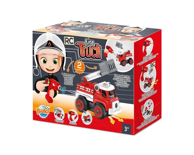 Buki france - Set constructie Camion Pompieri cu radiocomanda
