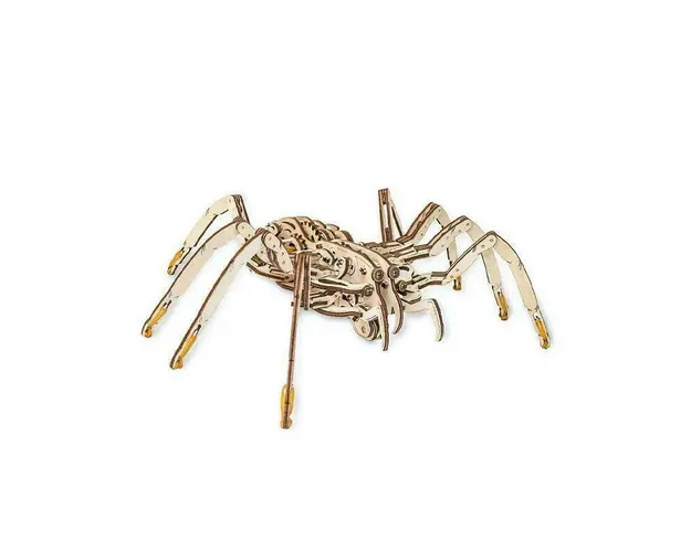 Set constructie cu mecanism Puzzle 3D SPIDER din lemn 293 piese @ EWA