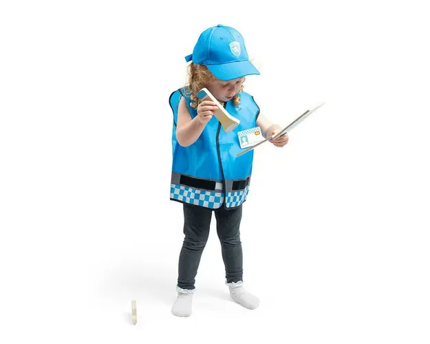 Set costum si accesorii politist pentru copii