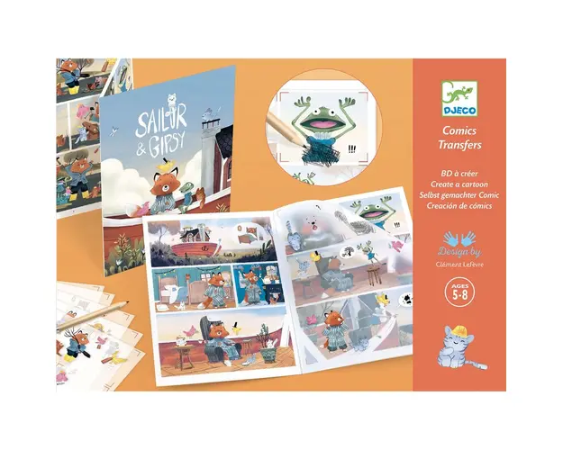 Djeco - Set creativ, Animatie , Pe barca