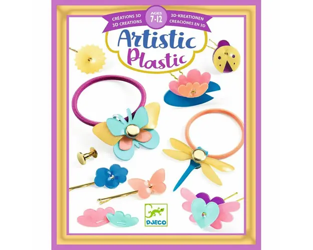 Djeco - Set creativ , accesorii pentru par