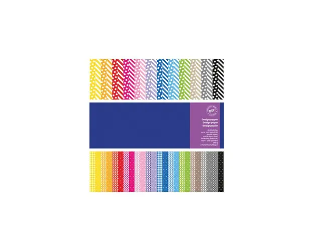 Set cu 24 hartii de scrapbooking - tesatura