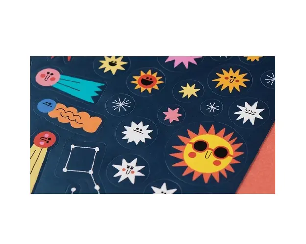 Londji - Set cu abtibilduri repozitionabile , Cosmos