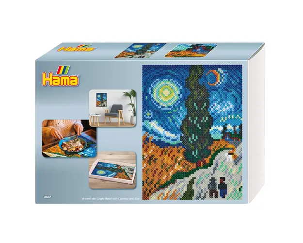 Set cu margele Hama midi arta - Van Gogh