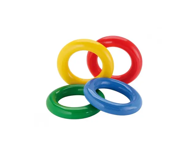 Set de 4 inele din cauciuc moale de stimulare senzoriala Gym Ring