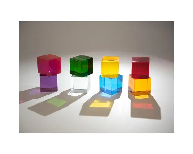 Set de 8 cuburi de perceptie senzoriala