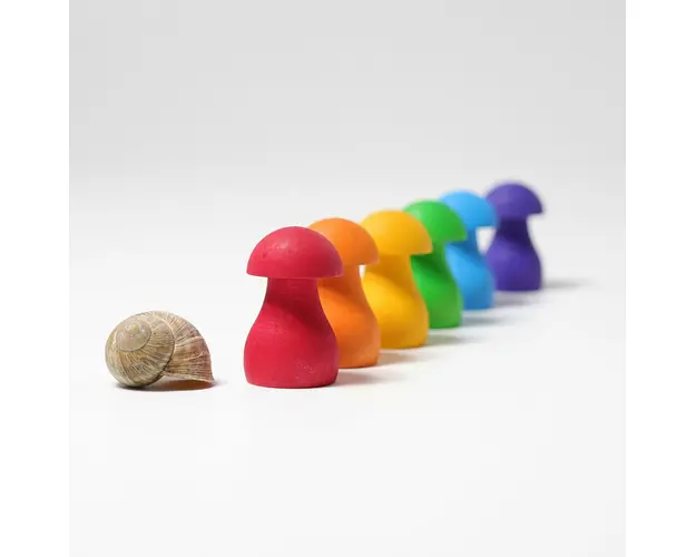 Set de ciupercute, curcubeu