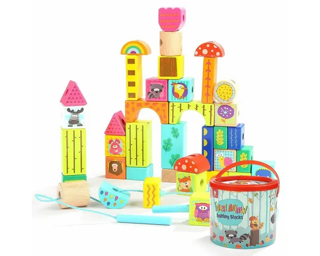 Set de constructie - Animalute din padure