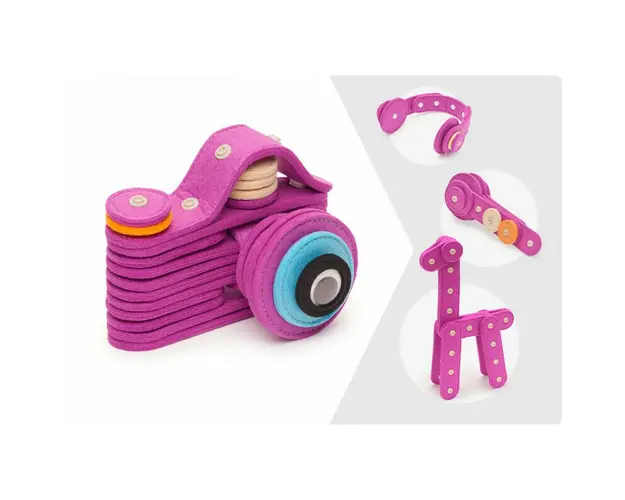 Set de constructie din fetru Aparat Foto - KNOP KNOP