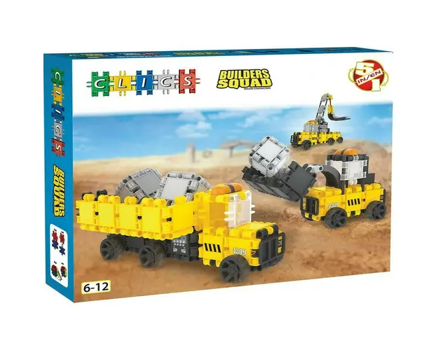 Clicstoys - Set de construit Vehicule de constructie, Clics