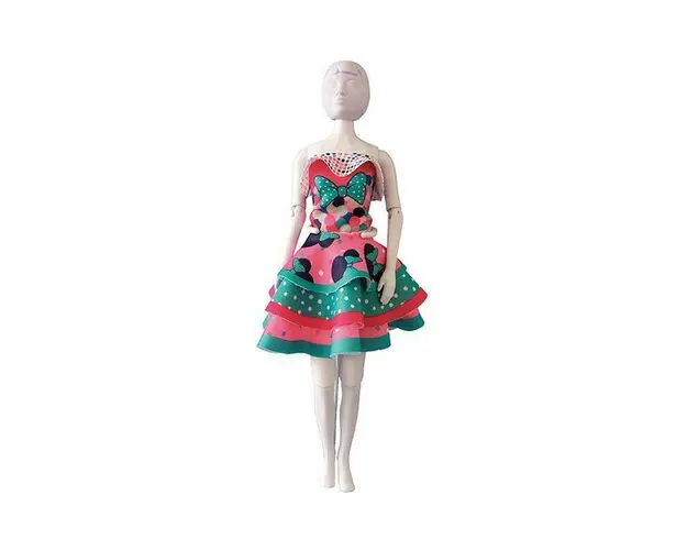 Set de croitorie hainute pentru papusi Couture Disney Maggy Minnie Bow, Dress Your Doll