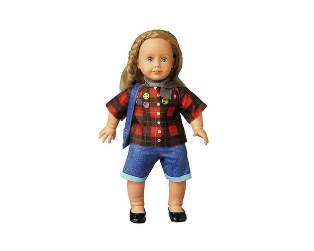 Set de croitorie hainute pentru papusi Couture Felicity Jeans, Dress Your Doll