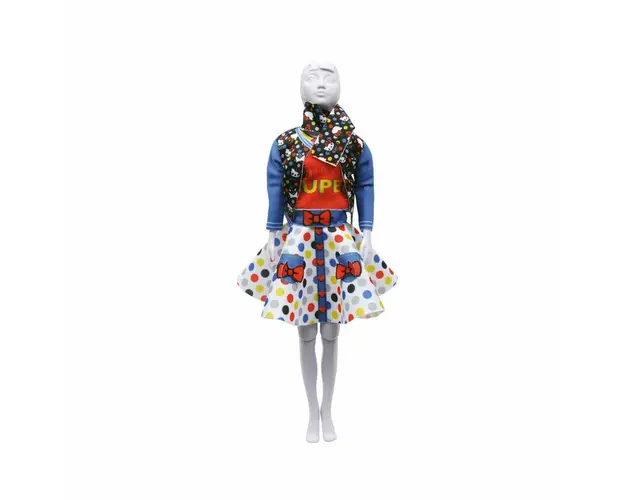 Set de croitorie hainute pentru papusi Couture Hello Kitty Lucydots&bow, Dress Your Doll