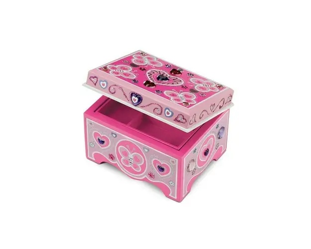 Melissa & Doug - Set creativ Caseta de bijuterii