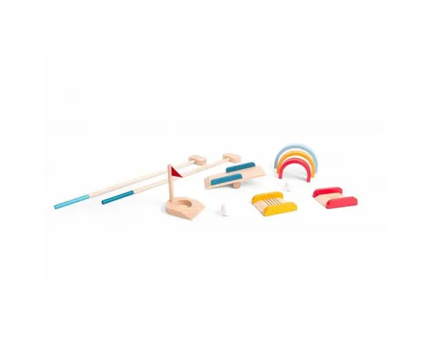Set de golf din lemn, BS Toys