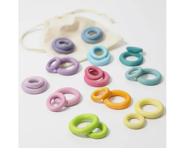 Set de ineluse colorate, pastel