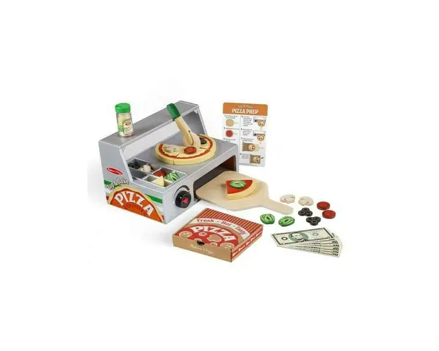 Melissa & Doug - Cuptor pizza , 34 piese