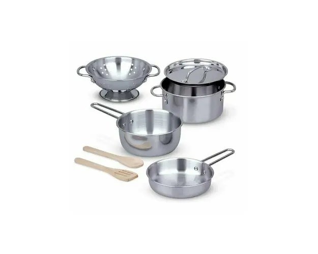 Melissa & Doug - Set de joaca Oale si cratite Inox