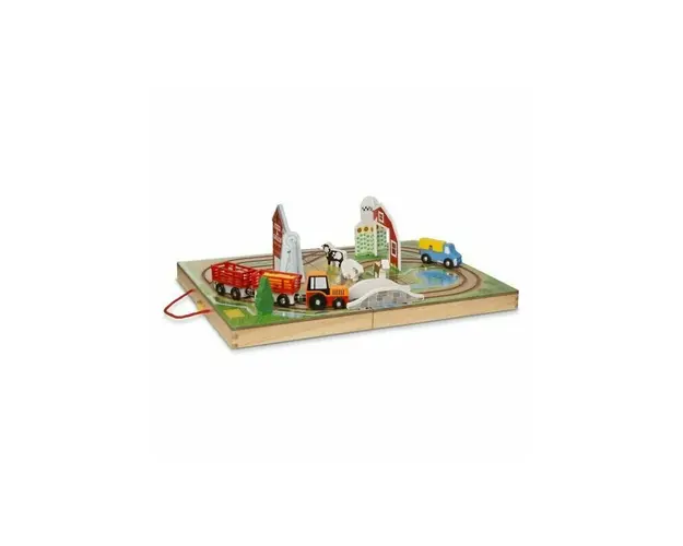 Melissa & Doug - Set de joaca Ferma Portabil