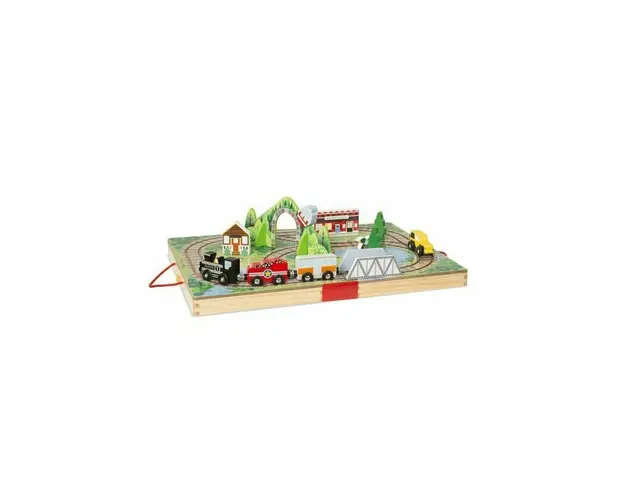 Melissa & Doug - Set de joaca Trenuletul Portabil