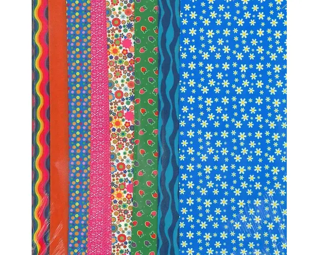 Set de materiale hainute pentru papusi Couture Blue Daisy, Dress Your Doll