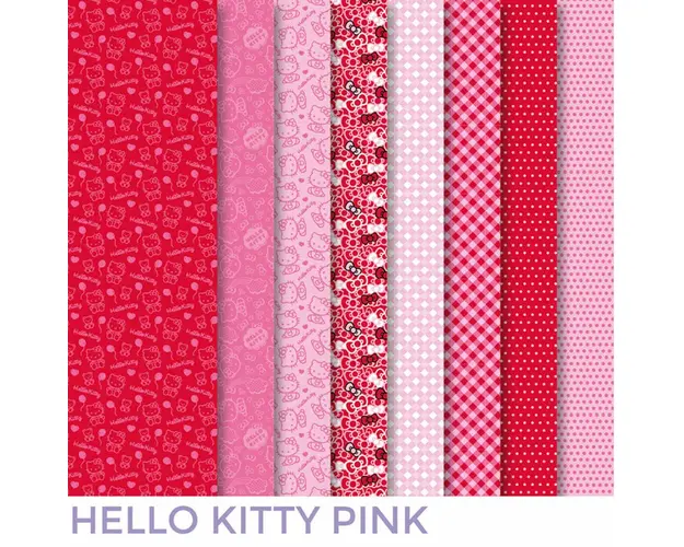 Set de materiale Hello Kitty Pink, Dress Your Doll