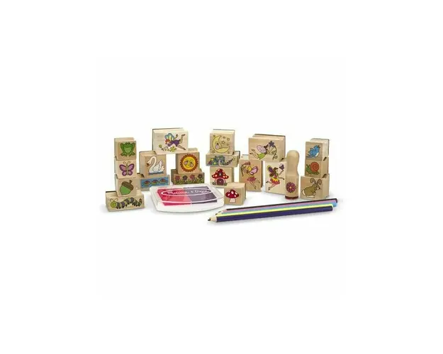 Melissa & Doug - Stampile Gradina Zanelor