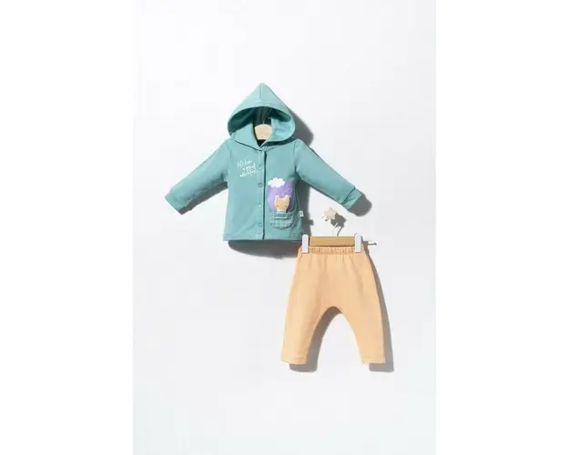 Set de trening Cats pentru bebelusi, Tongs baby (Culoare: Roz, Marime: 18-24 Luni)