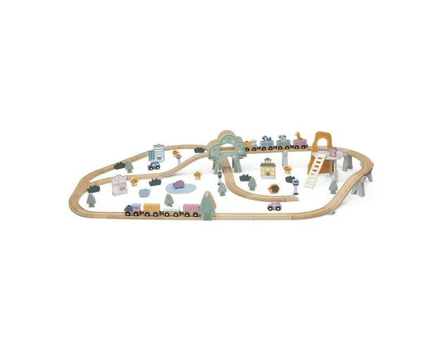 Set de trenulete din 90 de piese, PolarB Viga