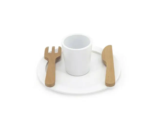 Set de vesela si tacamuri din lemn, Viga