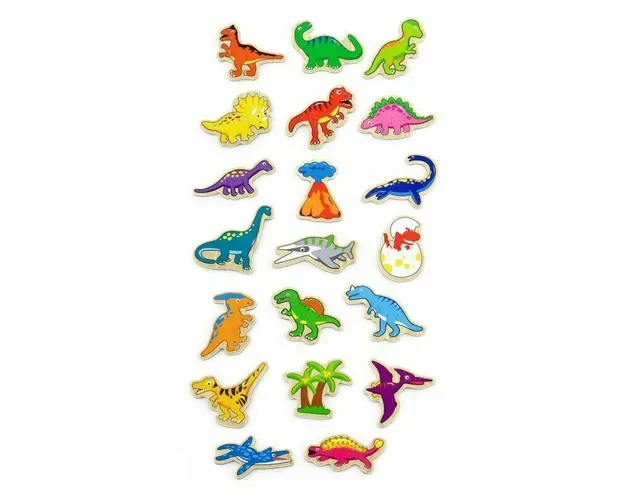 Viga - Set Dinozauri magnetici , 20 buc