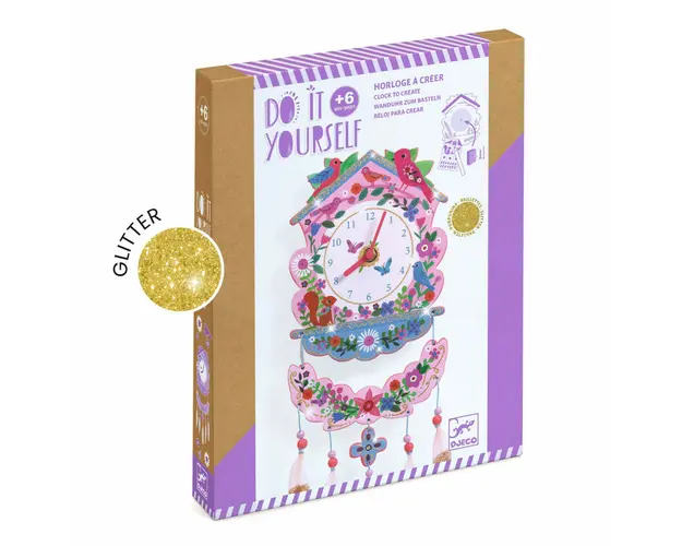 Set DIY Djeco, Ceas de perete