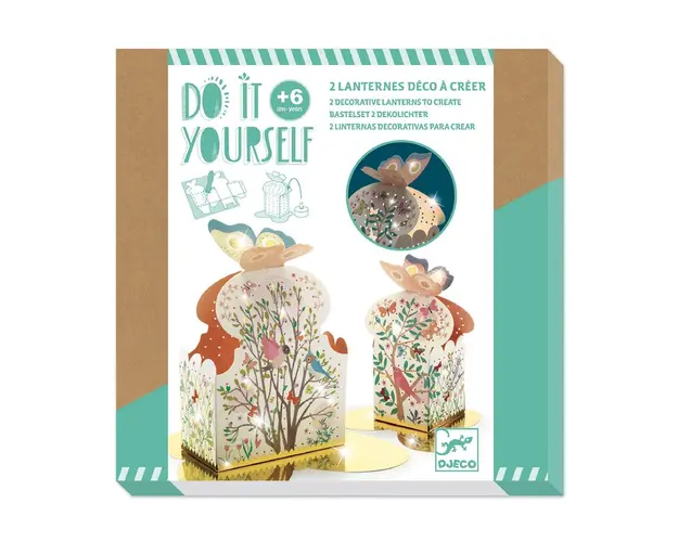 Djeco - Set DIY , Felinare-Lumina de veghe