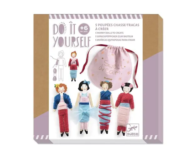 Djeco - Set DIY , Papusi pentru vise senine