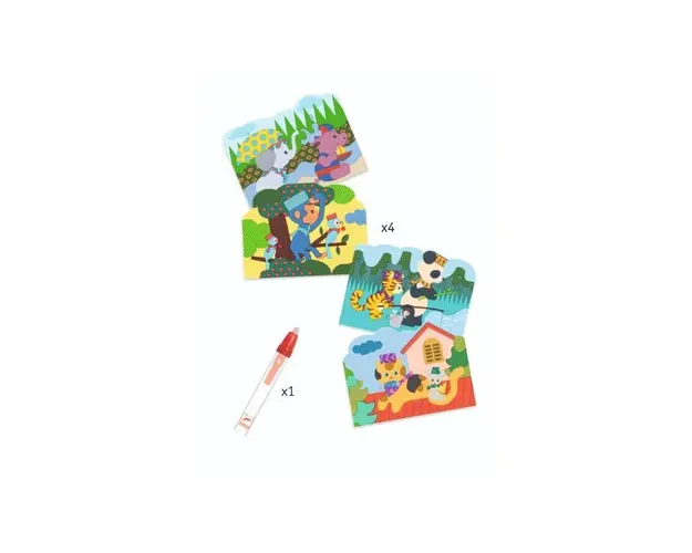 Djeco - Set pictura cu apa, Joaca in natura