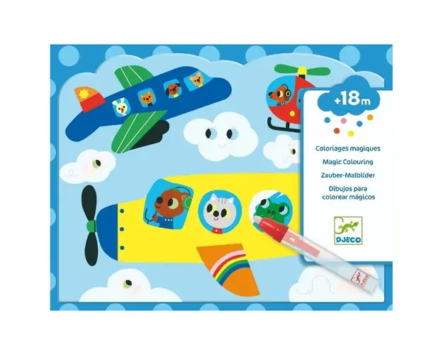 Djeco - Set pictura cu apa, Zbor