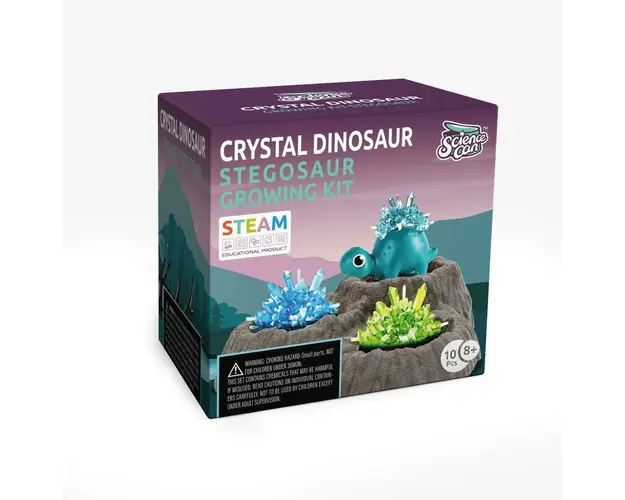 Set experimente - Cristal si dinozaur (Stegosaur)