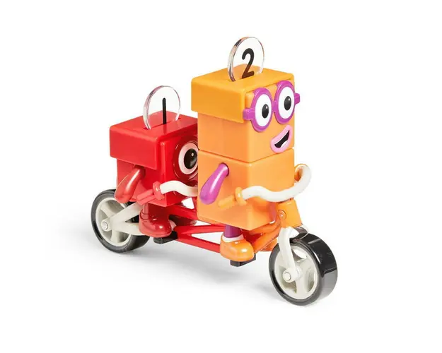 Set figurine Numberblocks - Aventuri pe bicicleta cu Unu & Doi