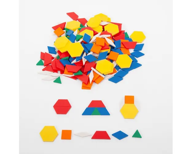 Set forme geometrice Mozaic din plastic