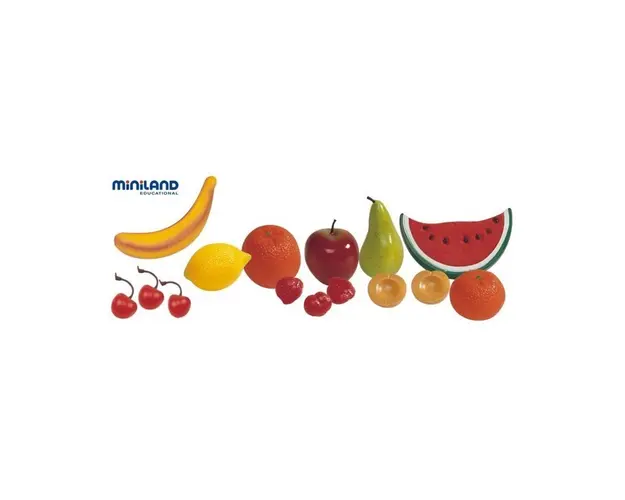 Miniland - Set fructe din plastic 15 buc